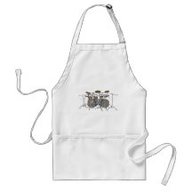 Drums: White Drum Kit: 3D Model: Apron