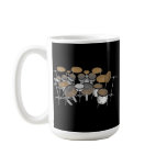 Drums: White Drum Kit: 3D Model: Coffee Mug