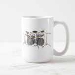 Drums: White Drum Kit: 3D Model: Coffee Mugs