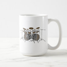 Drums: White Drum Kit: 3D Model: Coffee Mugs