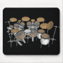 Drums: White Drum Kit: 3D Model: Mousepad