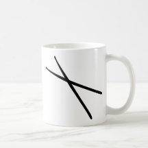 drumsticks icon coffee mug