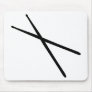 drumsticks icon mouse pad