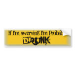 Drunk Driver Bumper Stickers