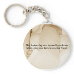 Drunk driving reminder keychain