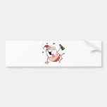 Drunk Santa Claus Bumper Sticker