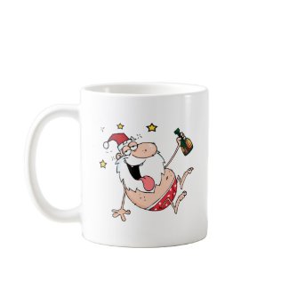 Drunk Santa Claus mug