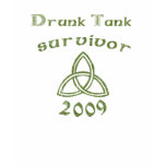 Drunk Tank Survivor Funny Irish Womens Shirt
