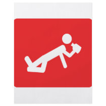 drunken man icon custom flyer