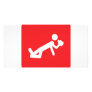 drunken man icon photo greeting card