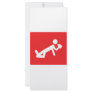 drunken man icon custom rack cards