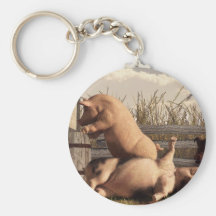 Drunken Pigs Key Chains