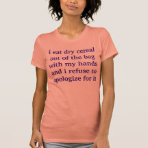 dry cereal fan tshirts