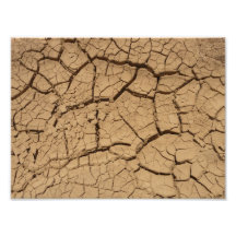 Dry ground in Death Valley Photo Print