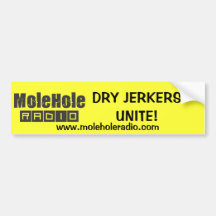 dry jerkers unite bumper stickers