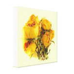 Dry Roses Gallery Wrapped Canvas