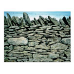 Dry stone wall post card