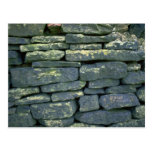 Dry stone wall post card