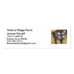 DSC00528, Walnut Ridge FarmAimee Deuell, 19474 ... Business Card Templates