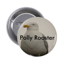Dsc01596, Polly Rooster Pinback Button