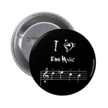 dsch, treblebassheart, I, Emo Music Button