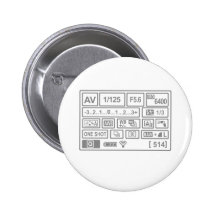 DSLR Setting Pinback Buttons