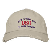 DSO Halo Delta Division Hat Embroidered Baseball Caps