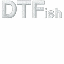 DTFish - Funny Fishing Embroidered Hooded Sweatshirt