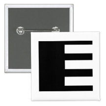 DTK B/W stripes Pins