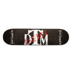 DTM Skateboard Black Background