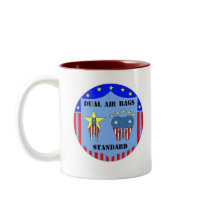 DUAL AIR BAGS STANDARD COFFEE MUG DEMOCRAT