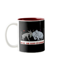 DUAL AIR BAGS STANDARD COFFEE MUG DEMOCRAT