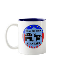 DUAL AIR BAGS STANDARD COFFEE MUG REPUBLICAN