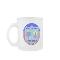 DUAL AIR BAGS STANDARD FROSTED COFFEE MUG REPUBLIC