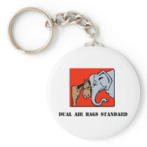 DUAL AIR BAGS STANDARD KEYCHAIN DEMOCRAT