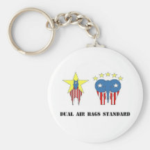 DUAL AIR BAGS STANDARD KEYCHAIN DEMOCRAT