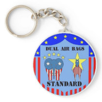 DUAL AIR BAGS STANDARD KEYCHAIN REPUBLICAN