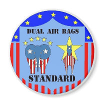 DUAL AIR BAGS STANDARD POLITICAL MAGNET REPUBLICAN