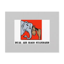 DUAL AIR BAGS STANDARD POSTCARD REPUBLICAN