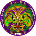 Dual Logo Mardi Gras Queen 2 Style View notes t-shirts