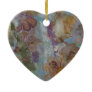 Dual Sided Floral Ornament Heart