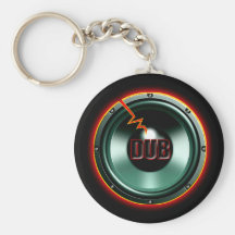 DUB RED HOT WOOFER t-shirts Key Chain
