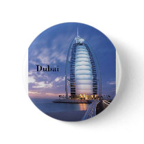 Dubai Burj Al Arab Hotel (by St.K) Pinback Buttons