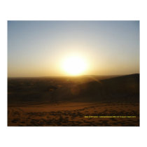 Dubai Desert Sunset posters