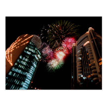 Dubai Fireworks Postcards