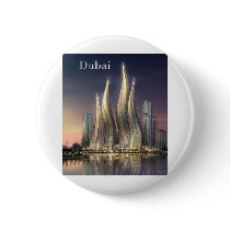 dubai Towers (by St.K) Pinback Button