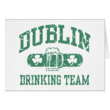 Dublin Drinking Team Cards