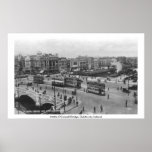 Dublin Ireland 1930's Guinness barge on Liffey Posters