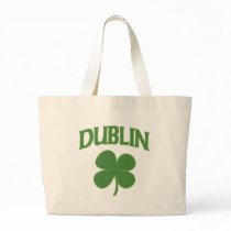Dublin Irish Shamrock Tote Bags
