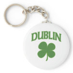 Dublin Irish Shamrock keychains